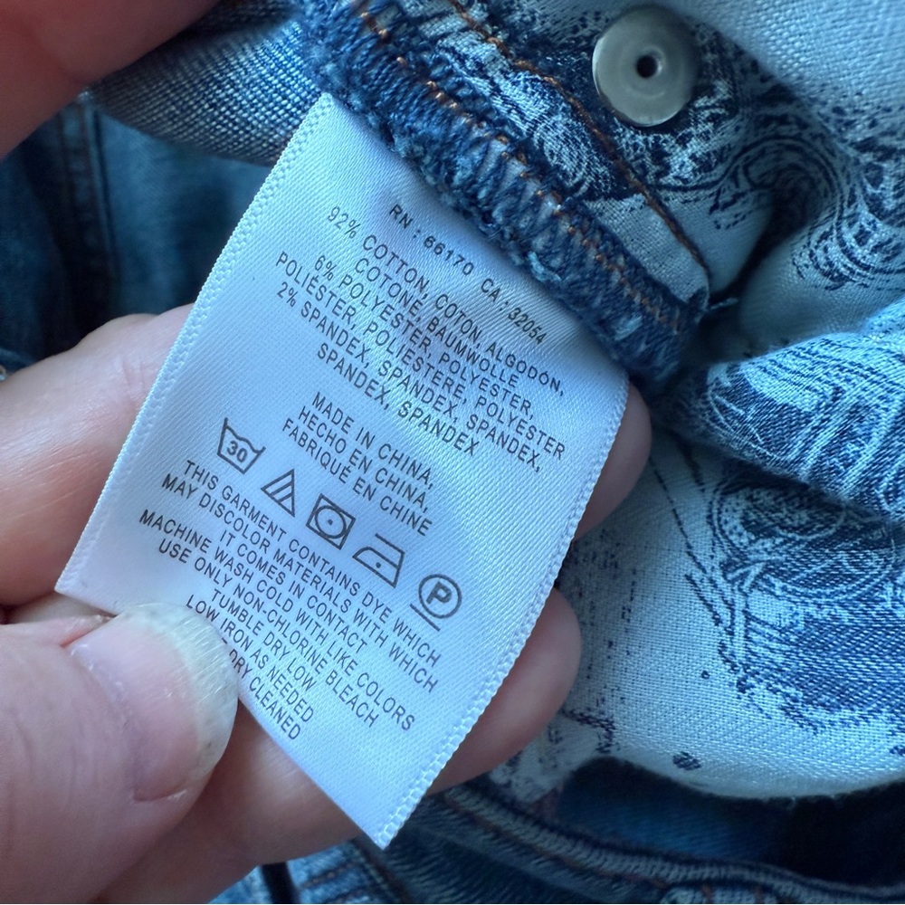 Anthropologie Pilcro hyphen cuffed crop denim jeans 28 - Picture 9 of 10